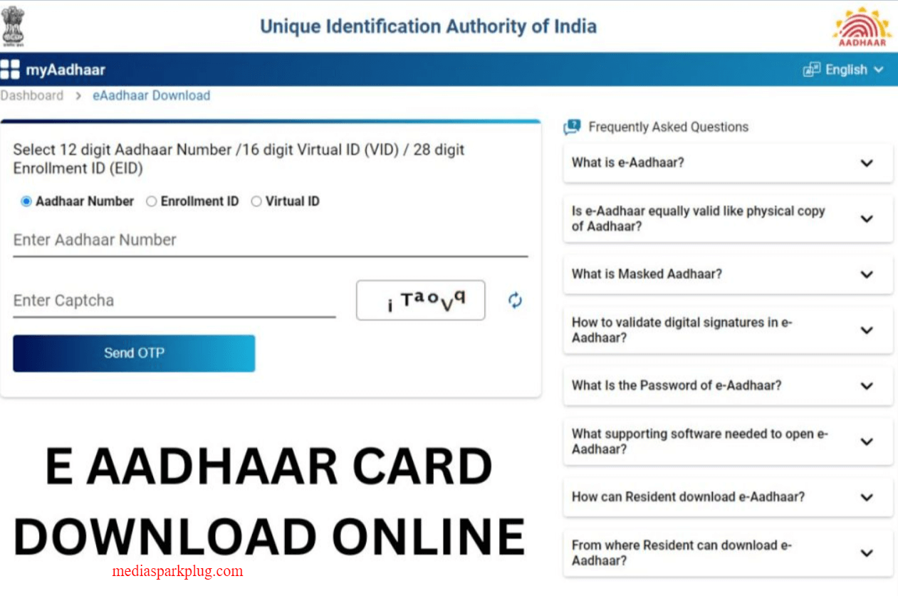 Seamless Aadhar Card Renewal: Update Online at No Cost on myAadhaar Portal until June 14th